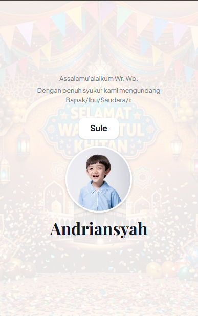 Tema Khitanan Anak
